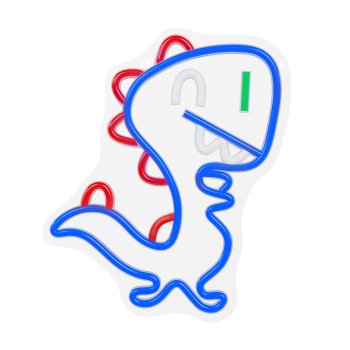 Dinosaur LED Neon Sign Jurassic Baby Dino FLNJ01 for Wall Decor, Blue