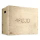 4FIZJO Wooden 3-in-1 Plyometric Box for Jump Training 50 x 75 x 60 cm