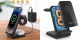 Wireless Charging Stand Choetech 3-in-1, 15W, Black