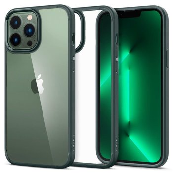 Apple iPhone 13 Pro 6.1'' Spigen Ultra Hybrid Case Cover, Midnight Green