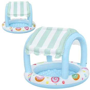 Bestway Kids Pool with Sunshade 104 x 84 cm