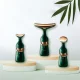 3-in-1 Sonic Face and Neck Massager Green-Gold