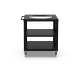 Alfa Forni Modular Cooking Station 80x80cm with Kamado Insert, Black