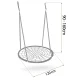 Neo-Sport NS-104 Spider Web Saucer Swing 120 cm for Kids and Adults
