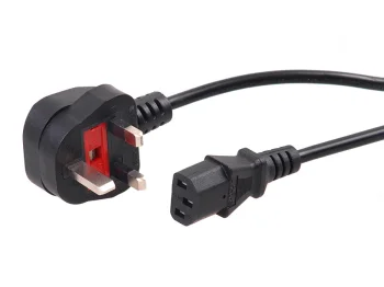 Maclean MCTV-808 Power Cable, UK Plug, 3-Pin, 5m