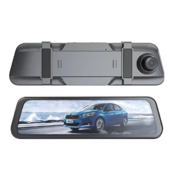 DVR911 Vehicle Blackbox DVR Full HD G-sensor Сar Rearview Mirror + Reversing Camera