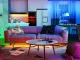 RGB LED Strip Lights 3m with Bluetooth App and Remote Control, Black