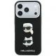 Karl Lagerfeld Saffiano Case for iPhone 18 Pro / 17 Pro, Karl & Choupette, Black