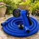 Expandable Garden Hose with Spray Gun, 20-60m, Blue