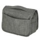 Hanging Travel Toiletry Bag Foldable Cosmetics Organizer, Grey