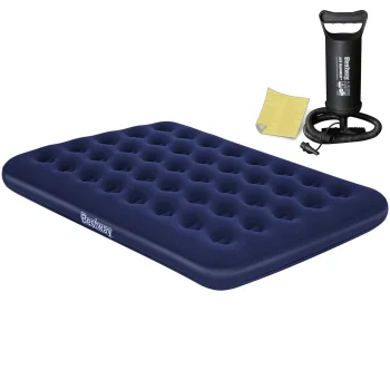 Bestway 67002 Double Air Mattress with Hand Pump, 191 x 137 x 22 cm