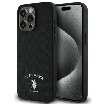 US Polo USHCP15XPARK iPhone 15 Pro Max 6.7\" black/black Printed DH Logo