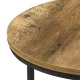 Round Coffee Table Set, 2 Pcs