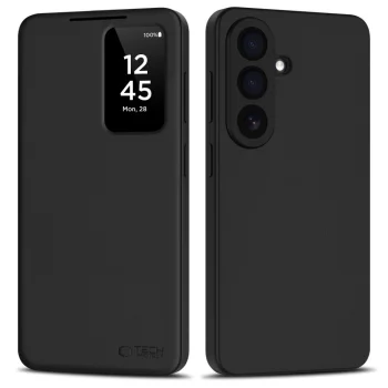Tech-Protect Smart Wallet Case for Samsung Galaxy S26 - Matte Black
