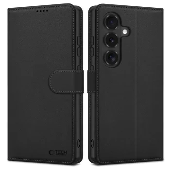 Tech-Protect Wallet Case for Samsung Galaxy S26 FE, Black