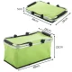 Collapsible Thermal Picnic Basket, Green
