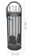 Kaminer PK008 Fireplace Tool Set 5-in-1
