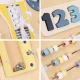 Large Wooden Busy Board for Toddlers ECOTOYS Sensory Educational Activity Toy XL