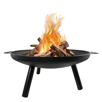 4Fire Garden Fire Pit Bowl, Steel, 58 cm