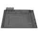 Bigstren Silicone Service Mat with Magnetic Pockets Grey, 30x45cm