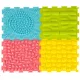 Sensory Puzzle Mat for Foot Massage (8 Pieces), Pastel Colors