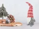 Christmas Gnome, Grey, 38 cm