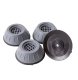 Anti-Vibration and Anti-Slip Pads for Washing Machine, 4 pcs, Grey