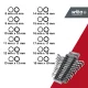 Wiha Reversible Combination Ratchet Spanner Set, 8-19 mm, 12 pcs