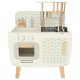 Lulilo Retro Wooden Play Kitchen for Kids with Accessories, 73 cm