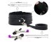 10-Piece BDSM Bondage Set with Handcuffs and Whip