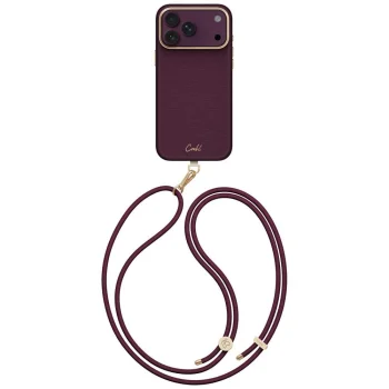 Uniq Coehl Mirelle Magnetic Charging Case for iPhone 18 Pro Max / 17 Pro Max, Burgundy