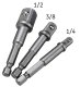 Reducers adapters 1/4 3/8 1/2