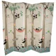 Double-Sided Foldable Foam Play Mat, Pandas and Street, 180 x 200 cm