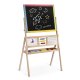 Ricokids Double-Sided Kids Art Easel with Clock and Abacus, Multicolor