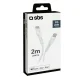 Sbs USB-C - Lightning Cable MFi 2m, White