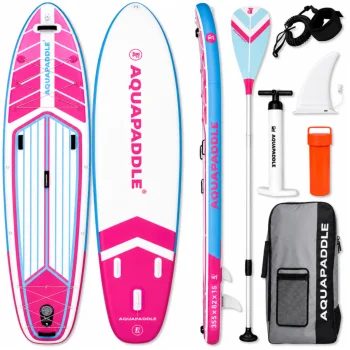 AquaPaddle SUP Board 355x82x15 cm, Navigator Pink, with Accessories
