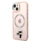 Karl Lagerfeld Case for iPhone 14 Karl & Choupette Pink