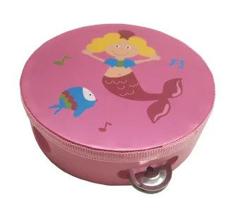 Bakalu Wooden Tambourine & Drum Mermaid