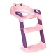 ECOTOYS Kids Toilet Training Seat with Ladder and Steps, Pink
