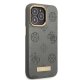 Guess Peony Logo Plate iPhone 13 Pro Max MagSafe Case Grey