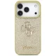 Guess iPhone 17 Pro Case Fixed Glitter Big 4G, Gold