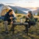 Multigarden Folding Camping Table 60x40 cm, Black