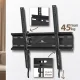 Maclean MC-748A TV/Monitor Wall Mount, 32-70\", 45kg, VESA 400x400, Black