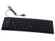 Silicone Keyboard USB, Silent, Waterproof, Black