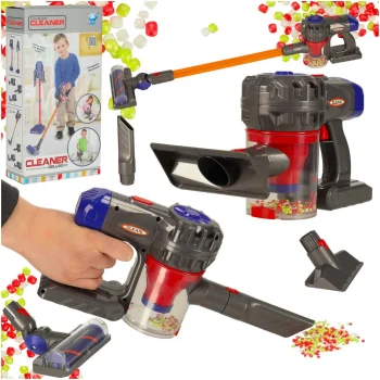 3-in-1 Kids Toy Vacuum Cleaner with Suction Function