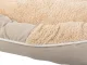 Soft Plush Pet Bed for Dogs and Cats, 60x50 cm, Beige
