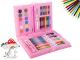 Art Painting and Drawing Set in Case, 68 pcs, Pink