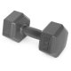 Hex dumbbell set 2×2 kg for home workouts ModernHome, grey