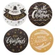 Decorative Christmas Stickers on a Roll 500 pcs 4cm