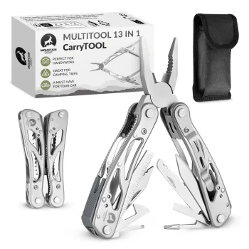 13-in-1 Multitool CarryTOOL Mountain Goat, Silver